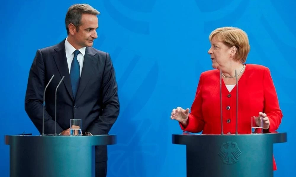 Τηλεφωνική επικοινωνία Μητσοτάκη με Μέρκελ
